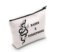 Un tocco di oscurità regalo Hades X Persefone borsa per trucco Scarlett St. Clair Fan borsa cosmetica regalo libroso Hades & Persefone cerniera borsa da viaggio, Ade X Persefone