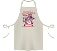 Un Topo Born To Essere Un Unicorno Divertente Cotone Grembiule 100% Biologico