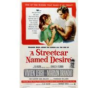 Un Tram Chiamato Desiderio - Poster Di Film Classico - 24x36 - 36314