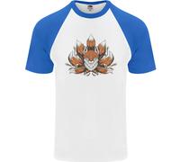 Un Trippy Fox Con Sette Code Uomo S/S Baseball T-Shirt