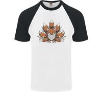 Un Trippy Fox Con Sette Code Uomo S/S Baseball T-Shirt