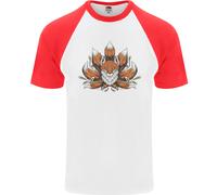 Un Trippy Fox Con Sette Code Uomo S/S Baseball T-Shirt