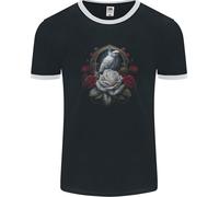 Un Uccello E Rosa IN Anteriore Of A Gotico Specchio Uomo Ringer Fotl