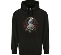 Un Uccello E Una Rosa Davanti A Uno Specchio Gotico Felpa Per Bambini