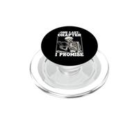 Un ultimo capitolo Lo prometto Book Lover Skeleton - Divertente libro PopSockets PopGrip per MagSafe