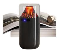 Un umidificatore | 1 diffusore per aromaterapia da 360 ml con luce | Diffusore USB a forma di con effetto di illuminazione e funzione timer per la camera da 'auto alla ma