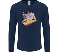 Un Unicorn Cane Carlino Uomo Maniche