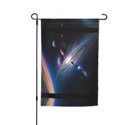 Un universo affascinante Bandiera da giardino stampata (12x18 pollici) - Perfetta per patii, balconi, cortili, prati e giardini