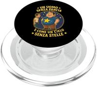 Un uomo senza pancia è come un cielo senza stelle. Per papà PopSockets PopGrip per MagSafe