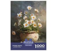 Un Vaso di Margherite Jigsaw 1000Pcs Fiore Puzzle Classic Adulti Ragazzi Istruzione Regalo Per Amore Amico 70x50cm/1000pcs