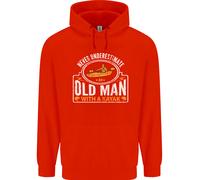 Un Vecchio Con Un Kayak Che Fa Kayak Divertente Uomo Felpa