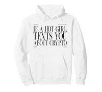 Un Vecchio Detto sulle criptovalute (Dichiarazione Divertente) Felpa con Cappuccio