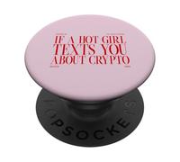 Un vecchio detto sulle criptovalute (Dichiarazione divertente) PopSockets PopGrip Adesivo