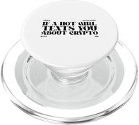 Un vecchio detto sulle criptovalute (Dichiarazione divertente) PopSockets PopGrip per MagSafe