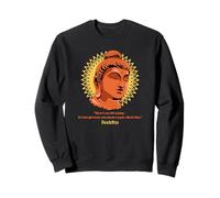 Un Vecchio Detto sulle criptovalute (Funny Statement Buddha Graphic) Felpa