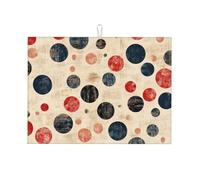 Un vecchio e polveroso pianeta grande tappetino scolapiatti in microfibra riutilizzabile lavabile scolapiatti tappetino per accessori da cucina 45,7 x 61 cm