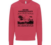 Un Vecchio Uomo Che Fa Immersioni Felpa Jumper