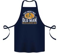 Un Vecchio Uomo con Una Cricket Pipistrello Cotone Grembiule 100% Biologico