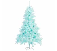 Un vero albero di Natale artificiale, Albero di Natale artificiale blu con supporto da 5 a 8 piedi(6ft)