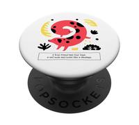 Un vero amico ha 4 gambe (grafica con cane bassotto) PopSockets PopGrip Adesivo