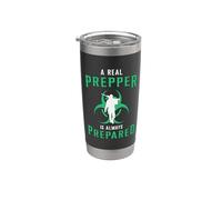 Un vero prepper è sempre preparato Doomsday Prep Survivalist Bicchiere termico in acciaio inox doppia parete