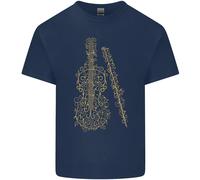 Un Violino Cello Uomo Cotone T-Shirt Tee