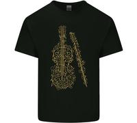 Un Violino Cello Uomo Cotone T-Shirt Tee