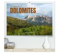 Un voyage dans les Dolomites (Calendrier mural 2027 DIN A2 vertical) calendrier de bureau: Les magnifiques paysages montagneux des Dolomites