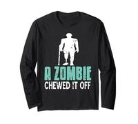 Un Zombie Me lo Ha Mangiato Umorismo Nero Maglia a Manica