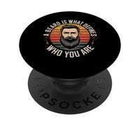 Una barba è ciò che definisce chi sei dichiarazione PopSockets PopGrip Adesivo