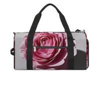 Una bella borsa da palestra con fiori per uomini e donne, borsa da palestra impermeabile, grande borsa da viaggio per allenamento