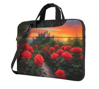 Una bella borsa per computer portatile, borsa a tracolla multifunzionale, borsa a tracolla da 14,96 pollici, borsa a tracolla