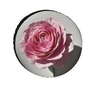Una bella copertura per ruota di scorta a forma di fiore, 26 pollici, in tessuto Oxford, accessori da viaggio, impermeabile e antipolvere, per camper, jeep, SUV, camion