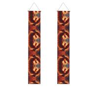 Una bella fenice stampata striscioni per portico, striscioni decorativi appendibili, adatti per interni ed esterni decorazione del portico del giardino