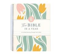 Una Bibbia annuale 52 settimane guida allo studio Notebook, rilegatura a spirale, portatile e facile da capovolgere (A5). Un bellissimo piano annuale per le donne, adatto per la devozione quotidiana e