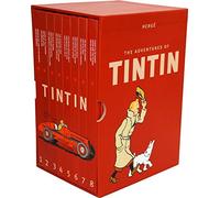 Una biblioteca delle avventure di Tintin collezione completa con copertina rigida