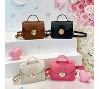 Una borsa a spalla elegante e carina, una borsa in PU casual e versatile, perfetta per i viaggi quotidiani, piena di divertimento infantile, un semplice portamonete, una borsa a tracolla di alta quali