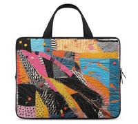 Una borsa per computer portatile ultra sottile e impermeabile da 17 pollici, borsa protettiva per computer portatile con cinghia da polso