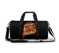 Una borsa sportiva da palestra con stampa di gambe di pollo alla griglia succosa borsone da viaggio borse da viaggio leggero per uomo donna, Stile:, 17.7in/9in/9in, MHXYZHW