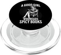 Una brava ragazza che legge un libro piccante Smut Bookworm PopSockets PopGrip per MagSafe
