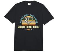 Una Breve Storia Sono uninfermiera correzionale Infermieristica Orgogliosa della Prigione Comfort Colors Adult Heavyweight T-Shirt