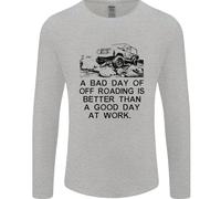 Una Brutta Giornata Di Off Roading 4X4 Tutti I Terreni Uomo Manica Lunga T-Shirt