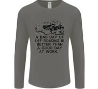 Una Brutta Giornata Di Off Roading 4X4 Tutti I Terreni Uomo Manica Lunga T-Shirt