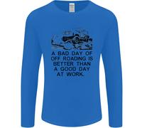 Una Brutta Giornata Di Off Roading 4X4 Tutti I Terreni Uomo Manica Lunga T-Shirt