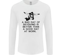 Una Brutta Giornata Di Paracadutismo Per Uomo Maglietta A Maniche Lunghe