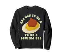 Una brutta Giornata per Essere Un Uovo Diavolo Umorismo del Ringraziamento Felpa