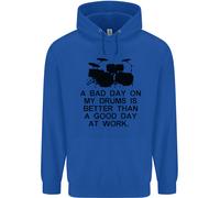 Una Brutta Giornata Sui Miei Tamburi Batterista Bambini Felpa