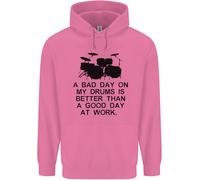 Una Brutta Giornata Sui Miei Tamburi Batterista Bambini Felpa