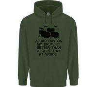 Una Brutta Giornata Sui Miei Tamburi Batterista Bambini Felpa