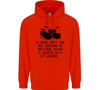 Una Brutta Giornata Sui Miei Tamburi Batterista Bambini Felpa